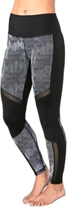 Manduka Mujer XL Corredor Legings Geo Jacquard Negro/Blanco Rendimiento Absoluto Nuevo con Etiquetas - Imagen 1 de 4
