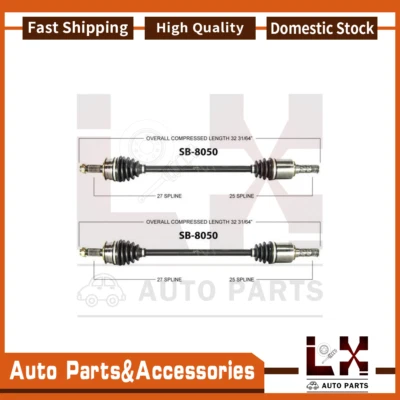 Par de ejes delanteros CV SurTrack Set para Subaru B9 Tribeca AWD 2006-2011 NUEVO Foto 1 de 4