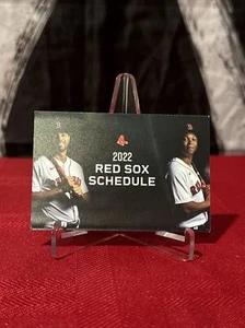 BOSTON RED SOX 2022 MLB Major League Baseball Fenway Park Pocket Schedule - Picture 1 of 2