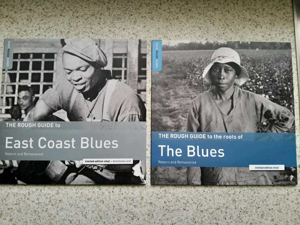  Rough Guide To The Roots Of The Blues & East Coast Blues Ltd Edition Vinyl x 2 Foto 1 de 4