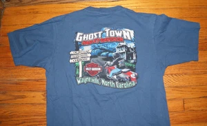 Vintage Waynesville North Carolina Harley Davidson L T-Shirt USA Made Ghost Town - Bild 1 von 9
