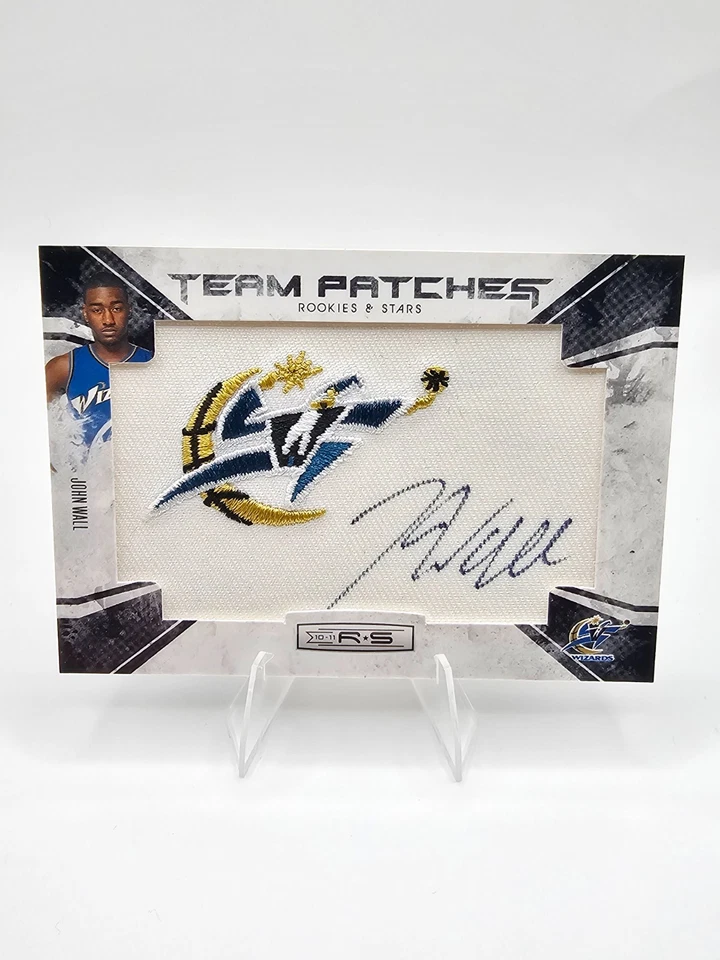 2010 Rookies звезды команды нашивки Джон стены RC Auto нашивка /454 Washington Wizards - Изображение 1 из 2