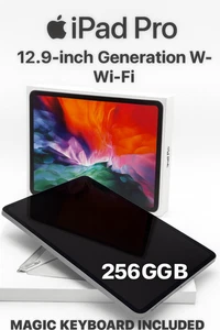 Apple iPad Pro 12,9" 4. Gen 256GB Wi-Fi + Magic Keyboard - Top Zustand - Bild 1 von 24