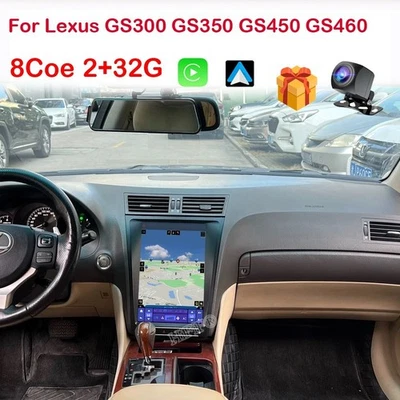 Reproductor WIFI estéreo radio GPS para automóvil Android de 12,1" para Lexus GS300 GS350 GS450 GS460 Foto 1 de 4