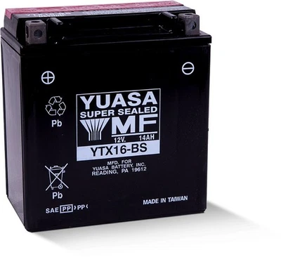 Yuasa 免维护 12V 电池 适用于 Vulcan 2000 VN2000A 2004-10 — 第 1/2 张图片