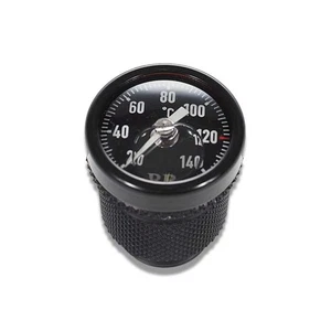 Tappo olio motore con termometro in alluminio per Triumph Bonneville Scrambler - Picture 1 of 1