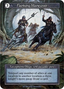 Flanking Maneuver 1x FOIL Beta SCR Sorcery Contested Realm Exceptional MINT air - Picture 1 of 1