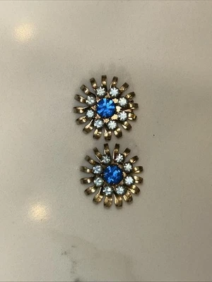 Pendientes gema azul Foto 1 de 2