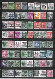 California Precancels - 64 verschiedene Artikel - Glendale bis Laton - Bild 1 von 1