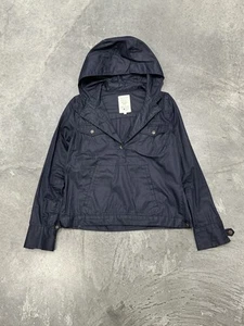 Women’s Rag & Bone Navy Hooded Half Button Coat Sz 0 - Picture 1 of 4