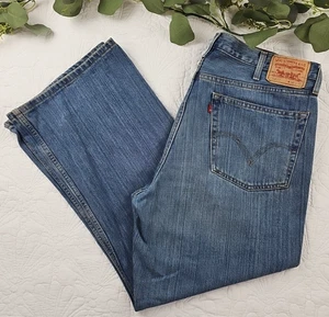Jeans Levi's Azul Denim 567 Sueltos Bootcut Denim Jeans Talla 38 x 30 - Imagen 1 de 11