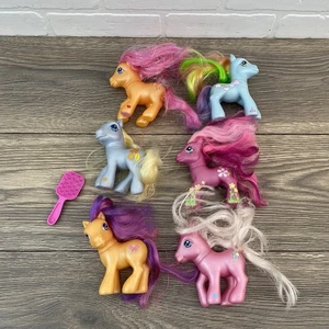 My Little Pony lotto di 6 pony spazzolabili MLP 2002 2007 - Foto 1 di 19