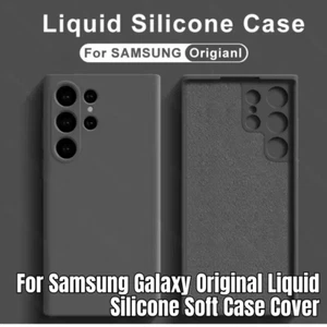 For Samsung Galaxy S25 24 23 22 Ultra Original Liquid Silicone Soft Case Cover - Photo 1 sur 25