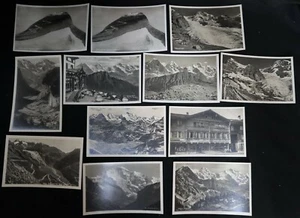 20 postales vintage RPPC sin usar SUIZAS~Jungfrau, Interlaken, montañas - Imagen 1 de 9