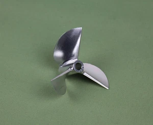 Rc Propeller CNC Machined 3 blades Alloy 7414 For 6.35mm 1/4" Prop Shaft Rc Boat - Picture 1 of 2