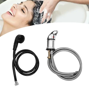 100cm für Salon Shampoo Bad Schüssel Waschbecken Wasserhahn Dusche Badewanne Sprühschlauch Set Spa - Bild 1 von 11