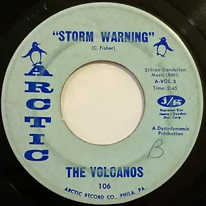 The Volcanos – Storm Warning / Baby – ARCTIC – 106 – 1967 Northern Soul 45 RPM - Picture 1 of 4