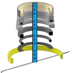 Kit de sello de cilindro extendido FP457 se adapta a Ford 455C-755B - Imagen 1 de 1