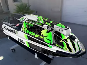 kawasaki jet ski 440 550 sx purple kit graphics decals stickers wrap 550sx - Foto 1 di 3