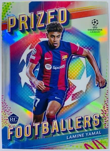 Lamine Yamal - 2023-24 Topps Finest UEFA Club Competitions Prized Footballers RC - Picture 1 of 2