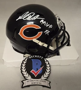 Richard Dent Signed MVP Chicago Bears Mini Football Helmet Beckett Autograph NFL - Picture 1 of 5