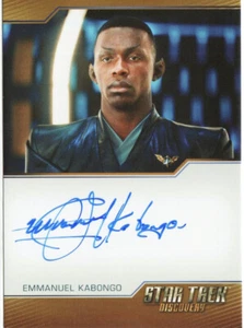Star Trek Discovery Season 3 Auto Emmanuel Kabongo V'Kir Archive Box Exclusive - Picture 1 of 1