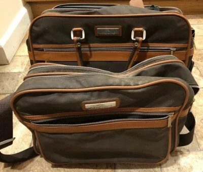 Vintage Jordache Brown 2 Piece Carry On Luggage Set - Image 1 of 4