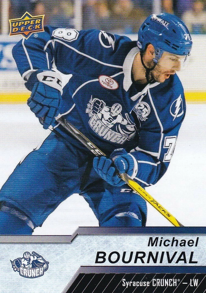 MICHAEL BOURNIVAL 2018-19 18-19 UPPER DECK AHL BASE #76 SYRACUSE CRUNCH - Image 1 of 1