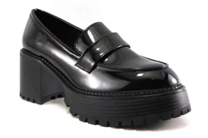 Mocasín Eloquii Elements Mujer TALLA 7 Ancho Ancho Plataforma COLOR NEGRO NUEVO - Imagen 1 de 5