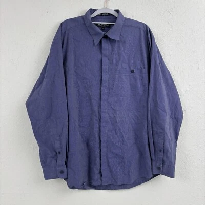 Vintage 90s Brandini Le Collezioni Button Down Shirt Oversized XL Purple - Image 1 of 4