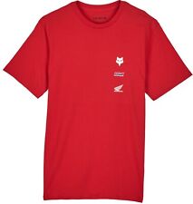 Fox Racing X Honda II Premium Mens Short Sleeve T-Shirt Flame Red