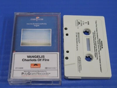 Vangelis - Chariots Of Fire Soundtrack - 1981 Cassette Tape New Age Jazz Foto 1 de 2