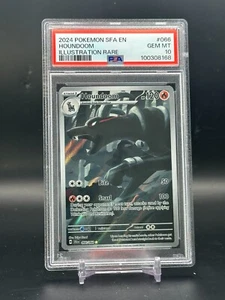 PSA 10 GEM MINT Houndoom Shrouded Fable Full Art Holo Pokemon Card #066/064 - Picture 1 of 2