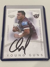 2017 NRL Elite -  Young Guns Signature - Lloyd Perrett - Sea Eagles - 004/130