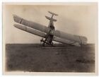 1918 German Hannover CL.IIIa Shot Down Montfaucon Cierges Original News Photo