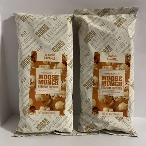 2 Bags•Harry & David Moose Munch Premium Popcorn Classic Caramel (BB 11/2025) - Picture 1 of 3