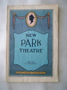 Rain Playbill JEANNE EAGELS / ROBERT KELLY / RAPLEY HOLMES Tour BOSTON 1926 - Foto 1 di 2