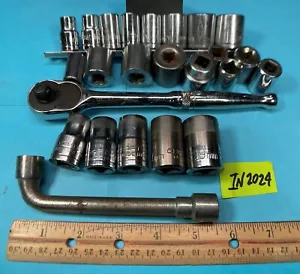 Metric Socket Set 24pc Proto-Craftsman-Snap-On-Great Neck-Northern-Japan IN2024 - Foto 1 di 14