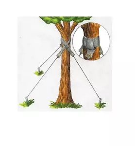 QTY 3 KITS Vigoro Heavy Duty Tree Support Stake Kits w/ 15" Stakes, Rope, Tubes - Picture 1 of 16