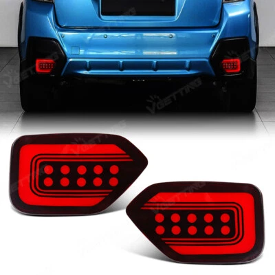 Luz antiniebla reflector parachoques trasero luz freno para Subaru XV / CROSSTREK 2018-2022 Foto 1 de 4