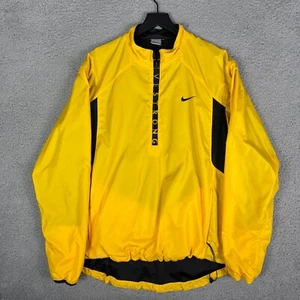 Vintage Nike Livestrong Jacket Men's XL Windbreaker Pullover Mesh Lined Yellow - Picture 1 of 7