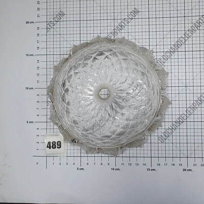 Lámpara de araña veneciana de cristal transparente de Murano taza bobeche repuesto Foto 1 de 4