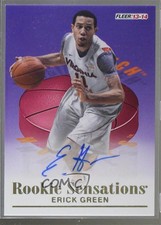 2013-14 Fleer Retro 1992-93 Rookie Sensations Auto Erick Green #RS-20 Auto