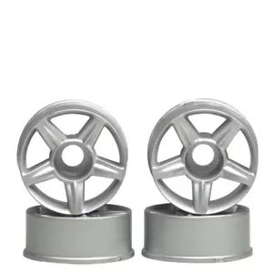 Felge 1:24 MR-02 Ferrari 575M Maranello 5-Speichen silber 4 Stück Mini-Z Kyosho - Bild 1 von 1