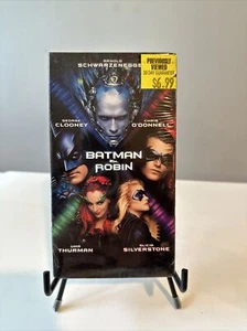 Tested Big Box Ex-Rental VHS Video Tape - BATMAN AND ROBIN - Picture 1 of 2