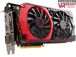 BAD MSI Radeon R9 390 8GB R9 390 GAMING 8G Non-Functional GPU Video Card As-Is - Picture 1 of 2
