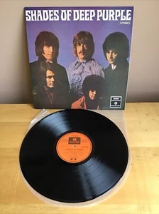 Deep Purple Shades of Deep Purple Vinyl Record EMI PSCO7055 Australian Press '68 - Picture 1 of 5
