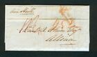 1843 Liverpool to Altona Germany letter w/black octagon "HULL A 28 AUG 1843"