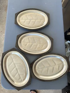 (Set of 4) Steak 'n Fajita Plate Server, For Single Entree: - Picture 1 of 4