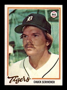 1978 Topps  #94 Chuck Scrivener Detroit Tigers